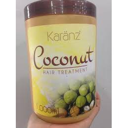 Hấp dầu (Kem ủ tóc) Karanz Coconut 1000ml dưỡng tóc mềm mượt, hết khô xơ