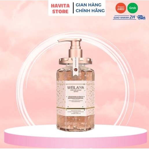 Sữa Tắm Weilaiya Chính Hãng Trắng Da Dưỡng Ầm,