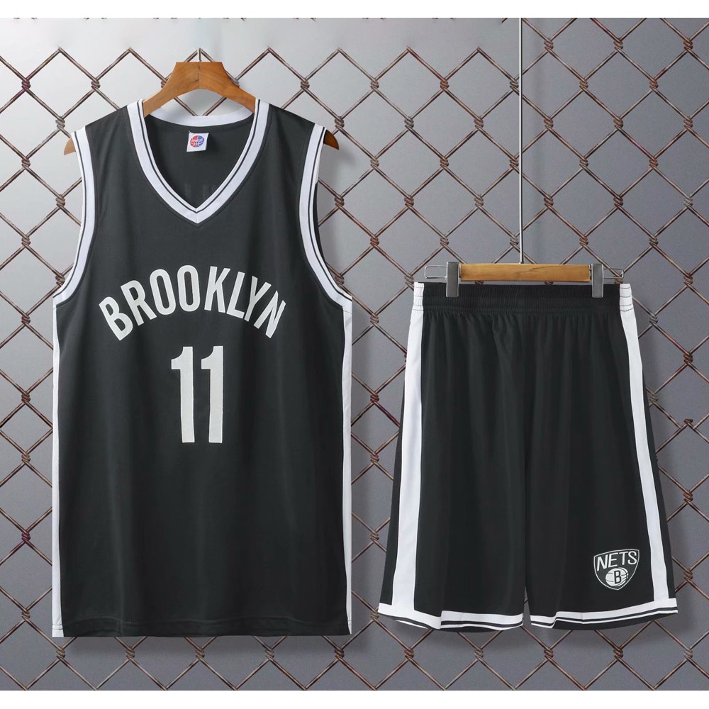 Bộ quần áo bóng rổ số 7 hoặc số 11 Brooklyn/Kyrie Irving/ Kevin Durant tùy chọn thiết kế thời trang cho nam