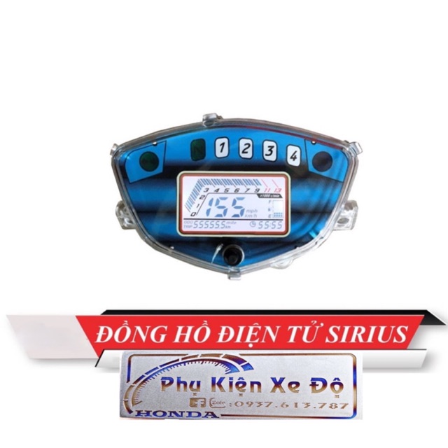 Đồng Hồ Điện Tử LCD Cho Sirius mặt xanh