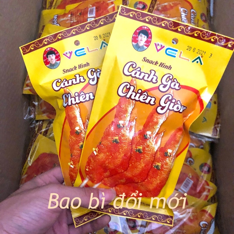Bim Bim Cánh Gà chiên giòn VELA đồ ăn vặt hot, ăn vặt tuổi thơ