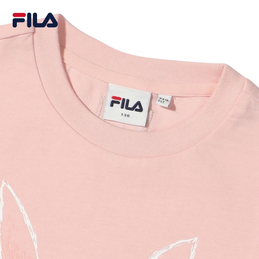 Áo thun tay ngắn cổ tròn trẻ em Fila Milk On The Rock - FK2RSD2M51F-IPK