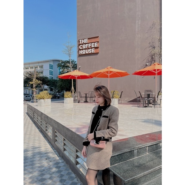 THANH LÝ SET DẠ TWEED LA STUDIO SIZE S