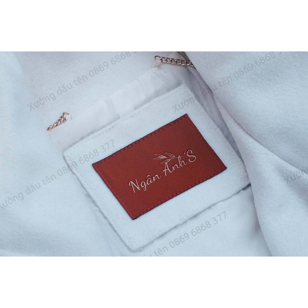 100c Nhãn Mác Quần Áo, Thời Trang, Nhãn In Satin - In Theo Yêu Cầu
