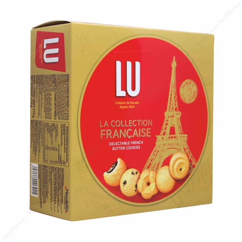 Bánh Quy Bơ Thập Cẩm Lu - Hộp 540g - LU540