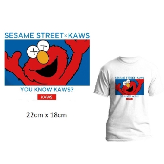 Miếng ủi nhiệt offset dán trang trí quần áo hình KAWS 15