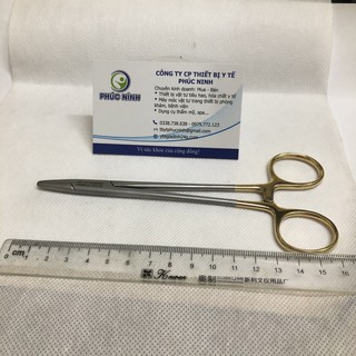 Pank kẹp thẩm mỹ vàng Đức 16cm