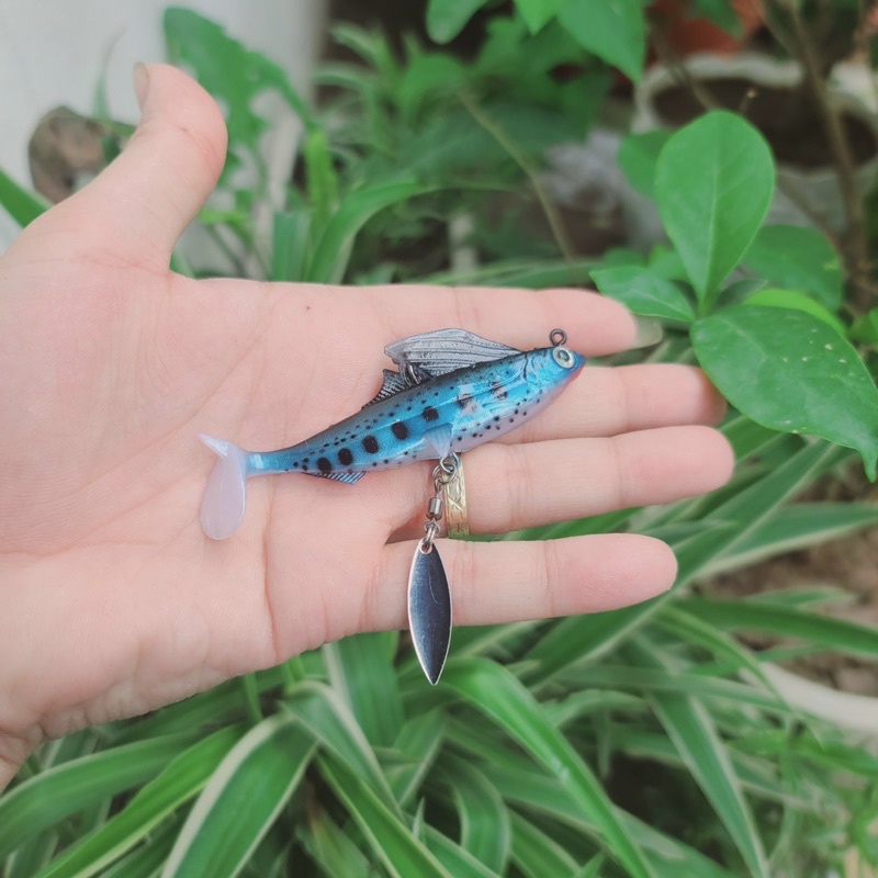 Cá Bống mềm chuyên măng,chẽm,Nhồng,Lóc... có gắn lưỡi 8,5cm_12g