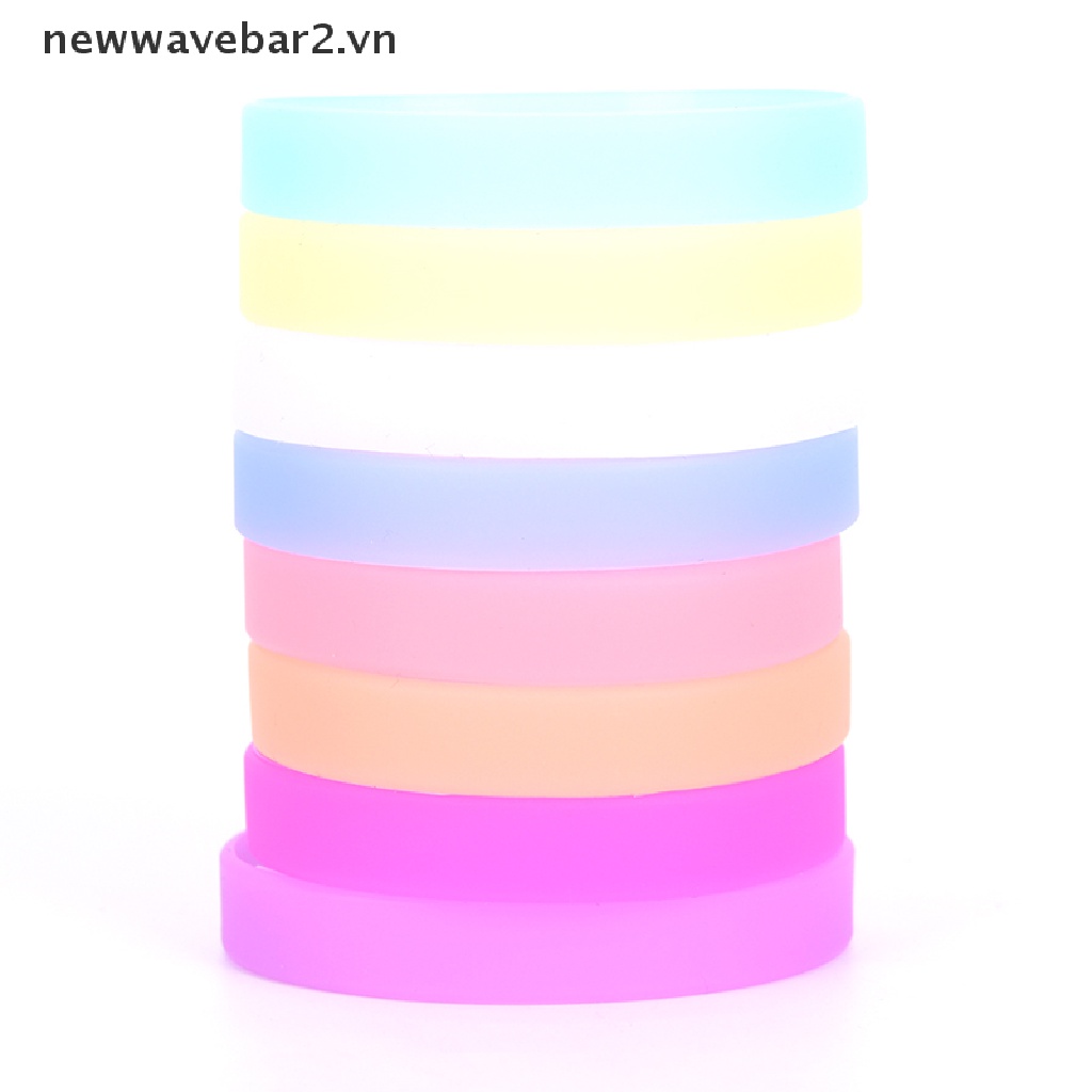 (Mới2) Vòng Tay Cao Su Silicone Phát Sáng Trong Bóng Tối