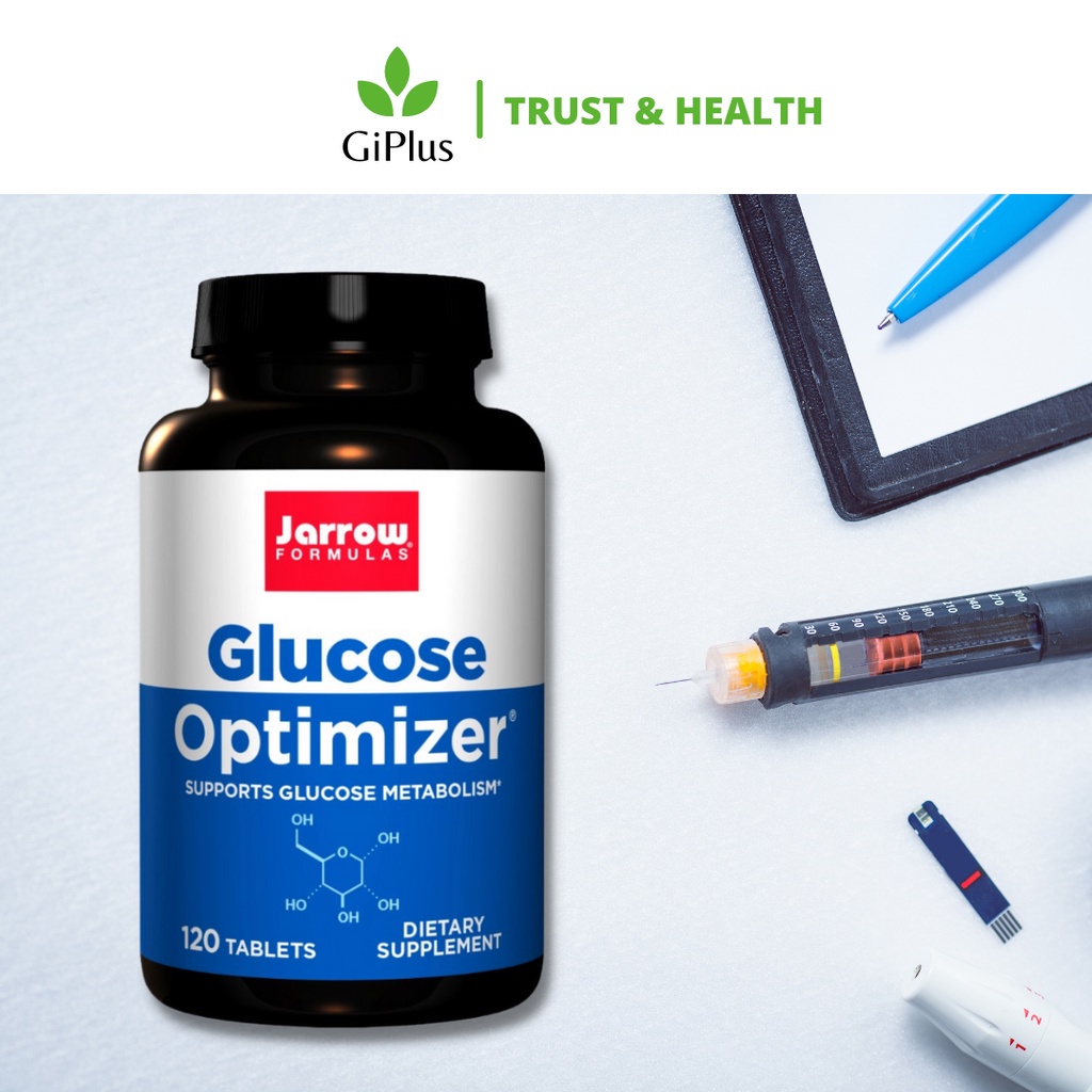 (Date 02/2024) Viên Uống Hỗ Trợ Tiểu Đường Jarrow Formulas Glucose Optimizer (120 Viên/Lọ)