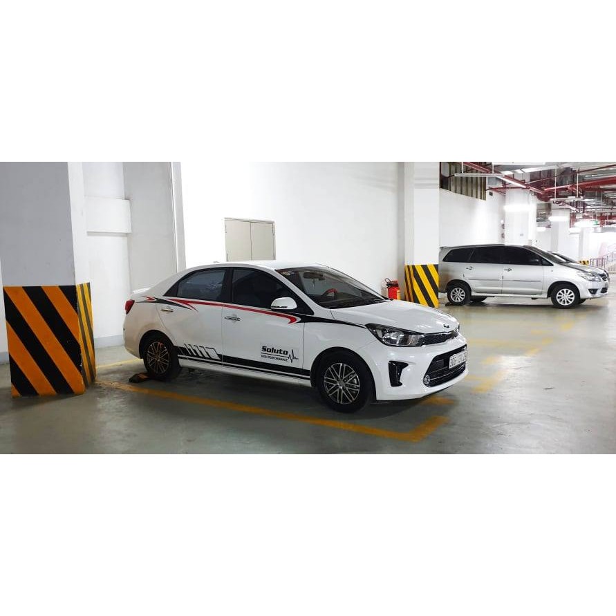 Tem Dán Sườn Xe Soluto Đen