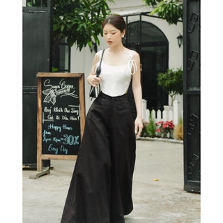 IVORI - Áo corset có khoen cột dây