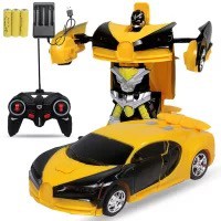 Đồ Chơi Trẻ Em Xe Biến Hình Robot Điều Khiển Từ Xa Bugatti