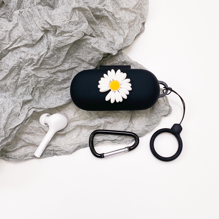 Vỏ Bảo Vệ Hộp Sạc Tai nghe không dây Huawei Freebuds SE Bằng Silicon Họa Tiết Trái Cây Dễ Thương DIY