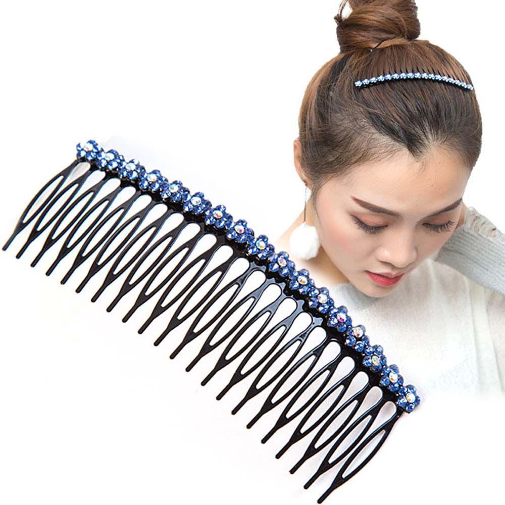 Kẹp Tóc Đuôi Ngựa Thanh Lịch Cho Nữ Giá Đỡ|Kẹp Tóc Đính Đá Lấp Lánh