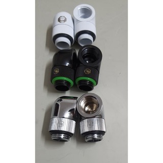 Fitting tản nhiệt nươc nối góc 90 xoay 360 Touchaqua