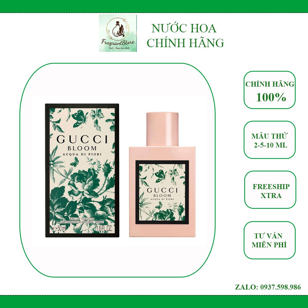 Nước Hoa Gucci Bloom Xanh (mẫu thử)