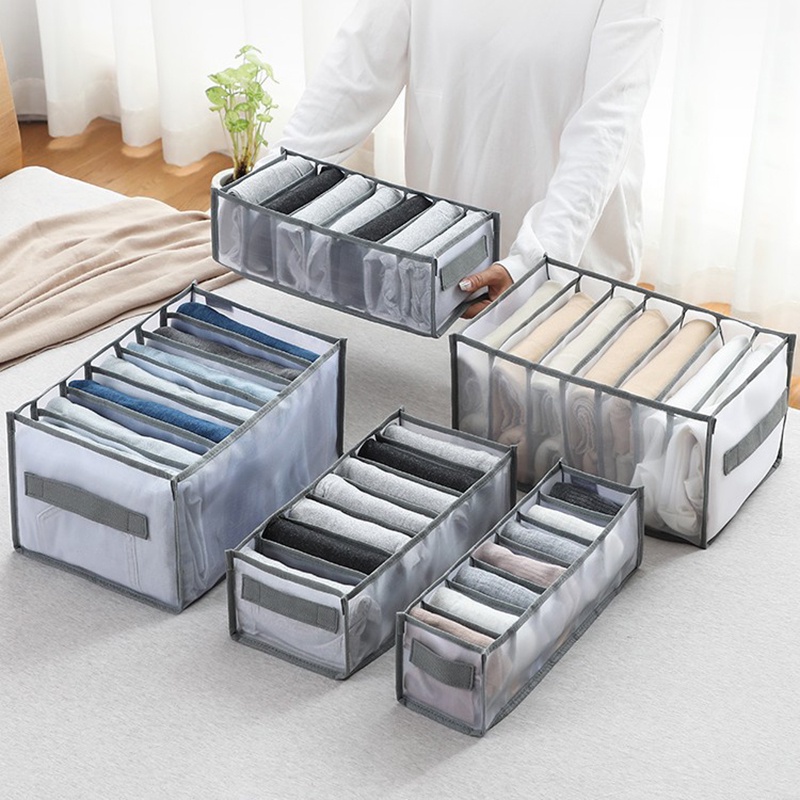 Hộp Đựng Đồ Lót / Quần Jean Có Thể Gấp Lại Tiện Dụng