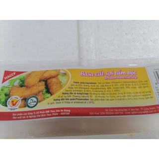 [500g] Cá basa cắt sợi tẩm bột [VN] AGIFISH Breaded Basa fish strip (halal) (nw5)
