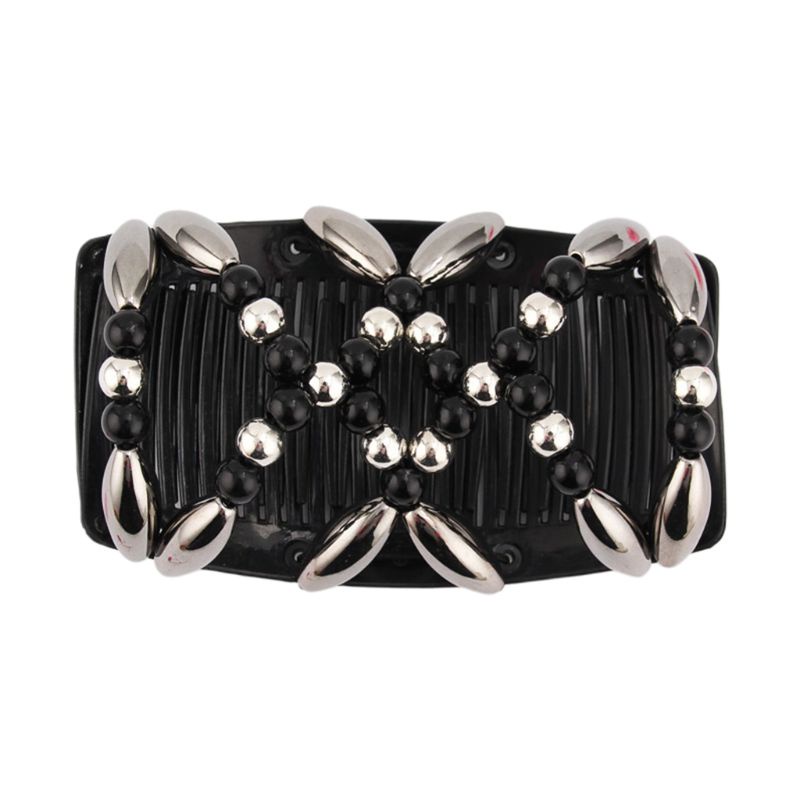 Lược Cài Tóc Co Giãn Hai Đầu Đính Hạt Làm Thủ Công DIY 3 # Dành Cho Bạn Nữ