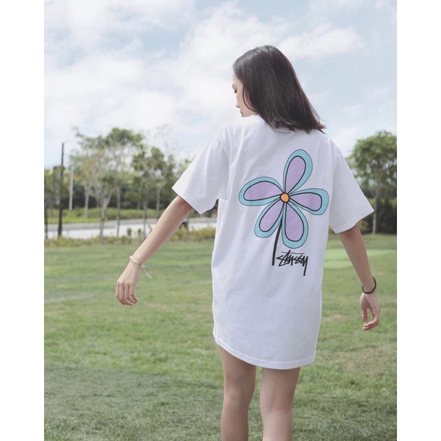 Áo Thun Stussy Flower 100% CHÍNH HÃNG - CÓ SẴN