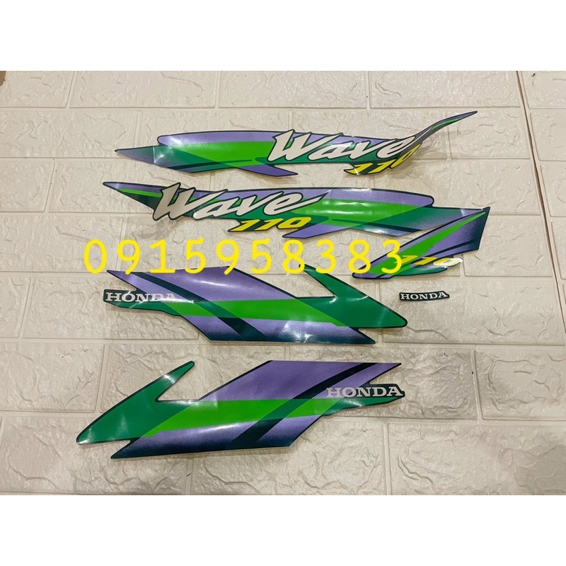 Dàn áo wave thái xanh nhớt- wave alpha xanh dưa