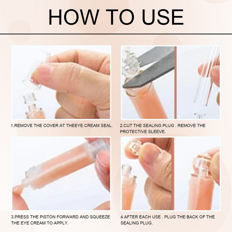 Set 1/2 Kem Dưỡng Da Mắt Chống Lão Hóa Xóa Mờ Quầng Thâm/Bọng Mắt Làm Mịn Da