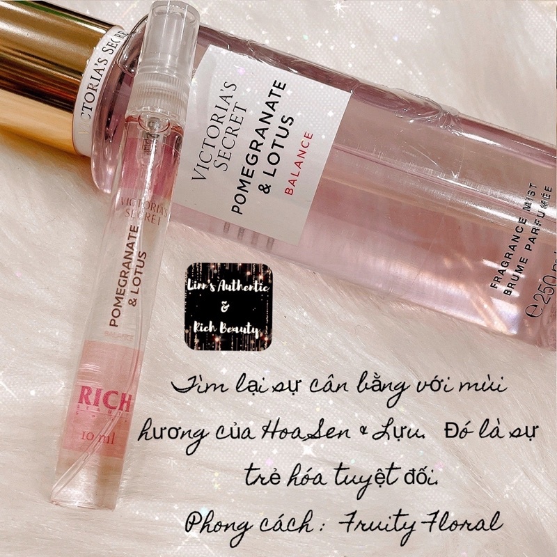 Auth_POMEGRANATE & LOTUS | ALMOND BLOSSOM & OAT MILK | LAVENDER & VANILLA | COCONUT MILK & ROSE - Xịt Thơm Body Mist USA