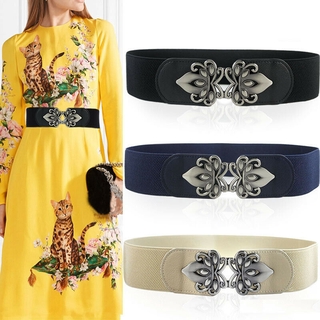 Thắt lưng co giãn phong cách retro nhiều màu tùy chọn cho nữ