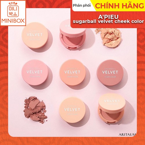 Phấn má hồng Sugarball Velvet Blusher | Màu #1 #2 #3