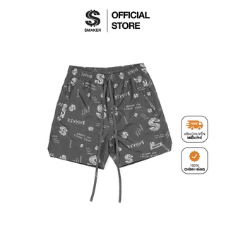 Quần đùi nam kiểu thể thao, quần short vải nylon cao cấp thoáng mát cho ngày hè - NYLON PRINT SHORT