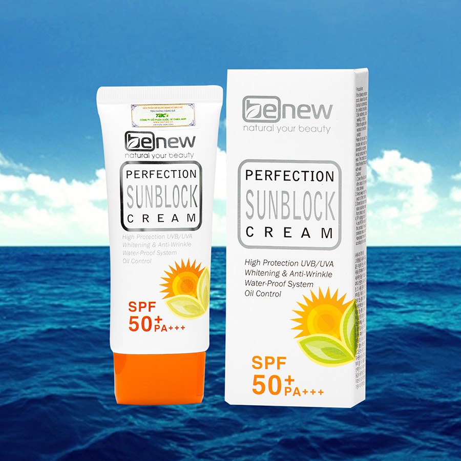 Kem chống nắng dưỡng trắng da Benew Perfection Sunblock 50ml - Chính hãng Hàn Quốc | BigBuy360 - bigbuy360.vn