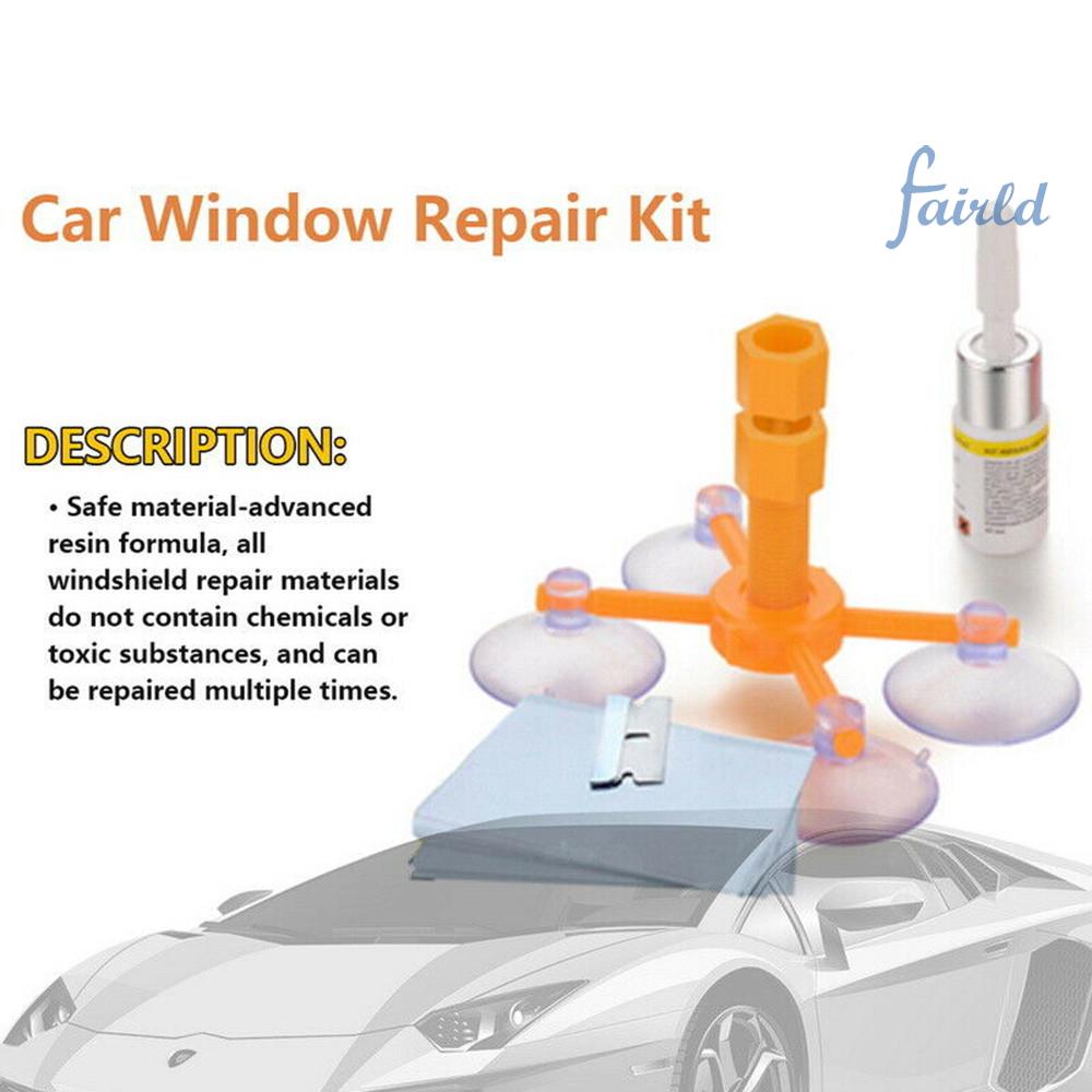 Car Glass Repair Environmental ABS Yellow Auto Windshield Wind Durable