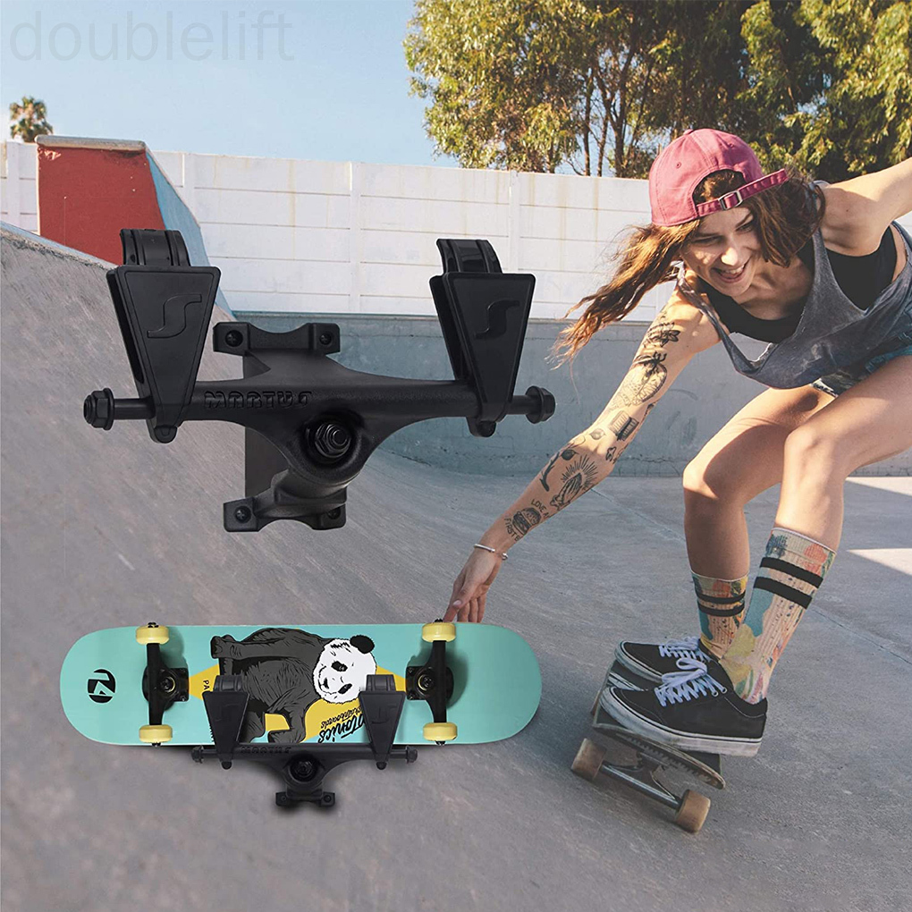 Skateboard Storage Rack Wall Mounted Skateboard Display Hanger Plastic Snowboard Holder Shelf doublelift store