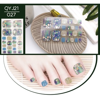 Miếng dán móng chân  - Sticker dán móng chân 3D không thấm nước, N1