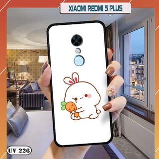 Ốp lưng nhám in hình 3D Xiaomi Redmi 5 Plus
