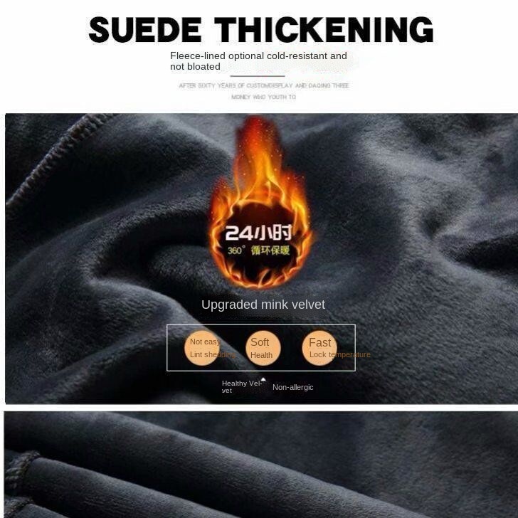 Quần dài ống túm dáng rộng in logo thời trang mùa đông cho nam