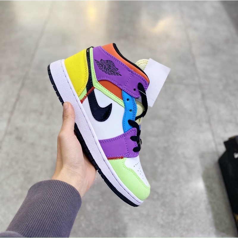 GIÀY THỂ THAO JD MID 7 màu multicolor NAM nữ + FREESHIP