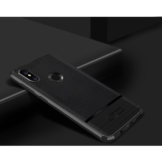 Ốp chống sốc Xiaomi Redmi Note 5 Pro và Pocophone F1 redmi 5 plus vân da đen