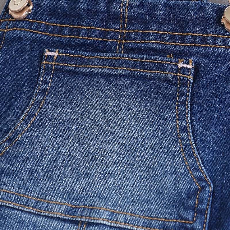 Váy yếm jeans chân voan dư xịn cho bé