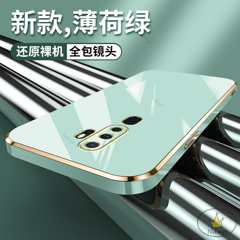 Ốp lưng OPPO A5 2020 A9 2020 F9 A7 A5S A12 A3S A12E A31 A53 A92 A33 A52 A91 RENO3 Điện Thoại Màu Trơn Hình Máy Ảnh Cho Ốp OPPO A52020 A9 2020 NDYZB