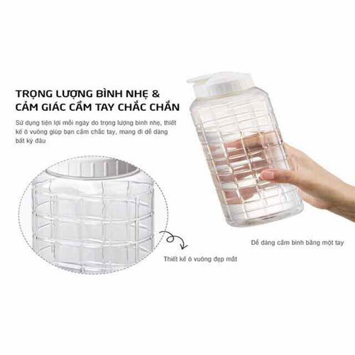 Combo 2 Bình Đựng Nước Lock Lock 1L