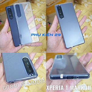 [Sony Xperia 1 Mark 3/ Mark III/ Xperia 1 3]  Ốp lưng silicon dẻo trong cao cấp Henyou