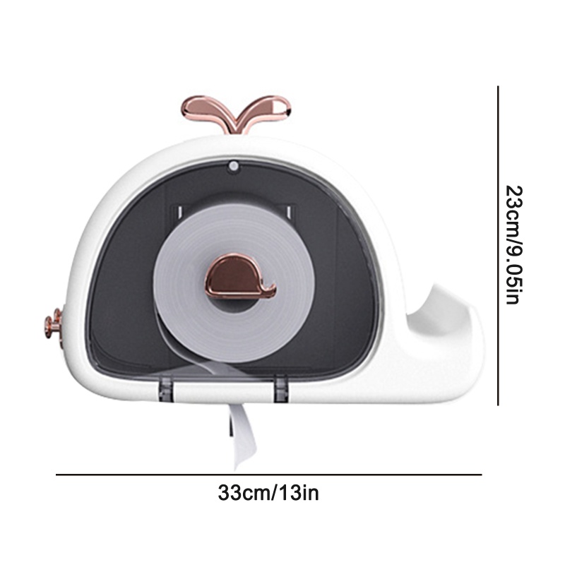 QQ Giá Đỡ Cuộn Giấy Vệ Sinh Đa Năng Xoay 360 Độ Tiện Lợi Dành Cho Nhà Tắm° Hộp Đựng Khăn Giấy Gắn Tường Chống Thấm Nước Tiện Dụng