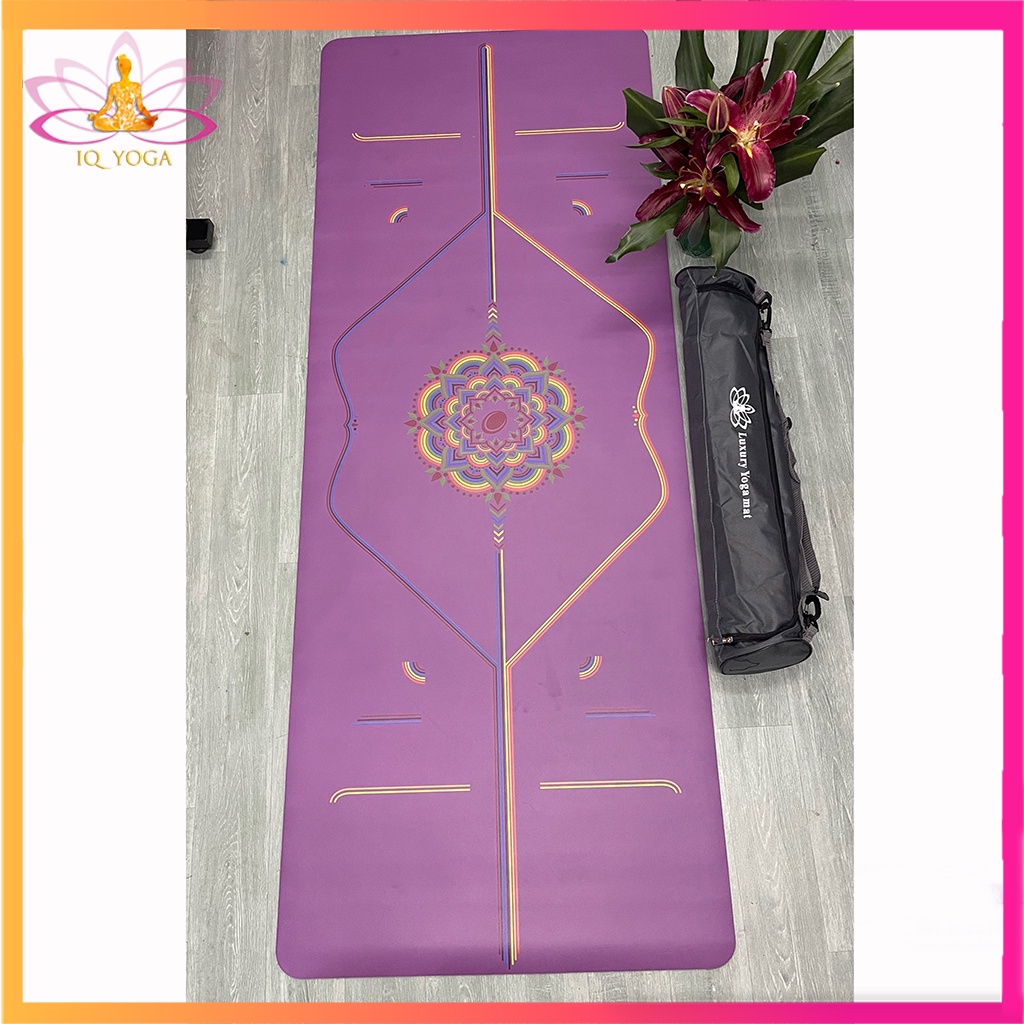 Thảm yoga cao su cầu vồng chính hãng