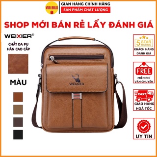 Túi Đeo Chéo Nam Chất Liệu Da Pu cao cấp, Đeo hông và đeo ngực. Đựng ipad 7.9, điện thoại, ví