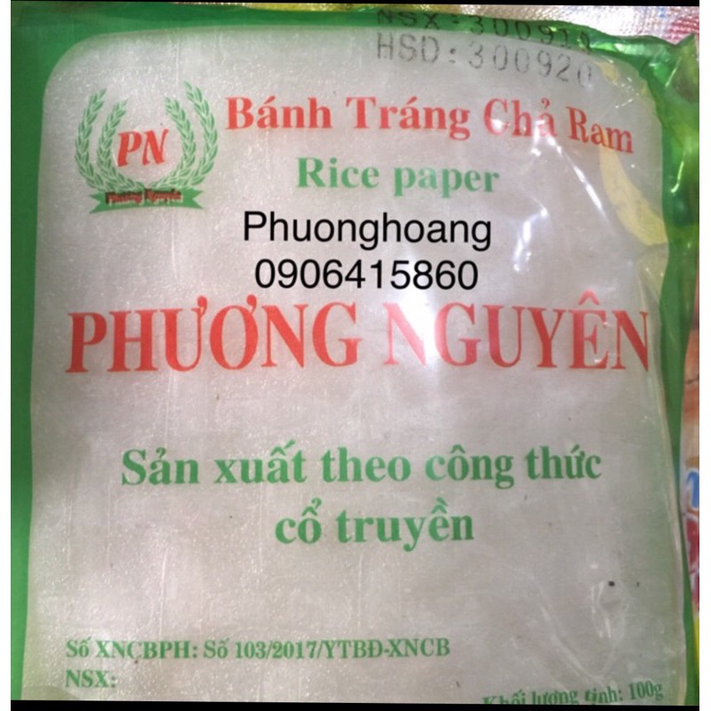 BÁNH CUỐN CHẢ RAM THƯƠNG HIỆU PHƯƠNG NGUYÊN - TAM QUAN - BÌNH ĐỊNH