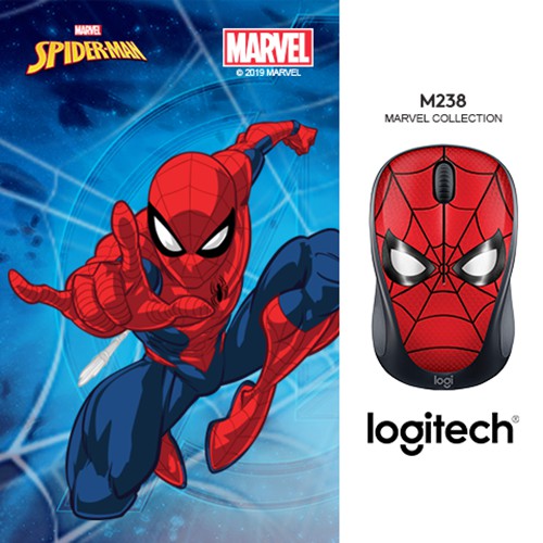 Chuột không dây Logitech M238 Marvel Collection