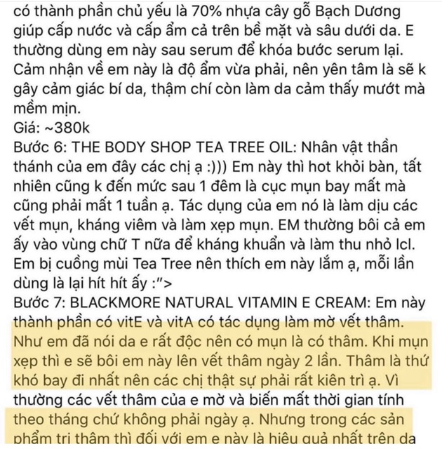 Kem dưỡng Vitamin E BlackMores