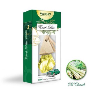 Tinh dầu treo xe cao cấp vina tươi 10ml - sả chanh